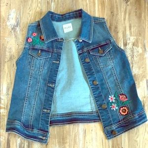 Mudd Girls Size 16 Jean Vest
